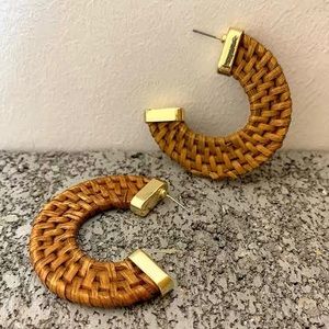 Earrings (lightweight) Hand woven